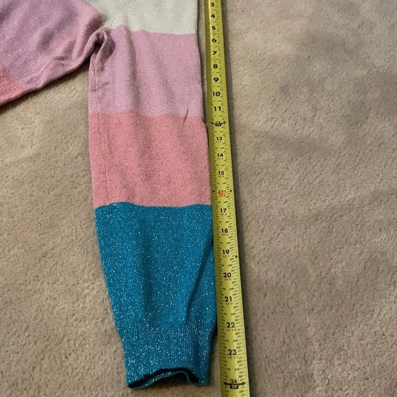 I.N.C. long sleeve sweater slight shimmer top size L - Picture 7 of 8